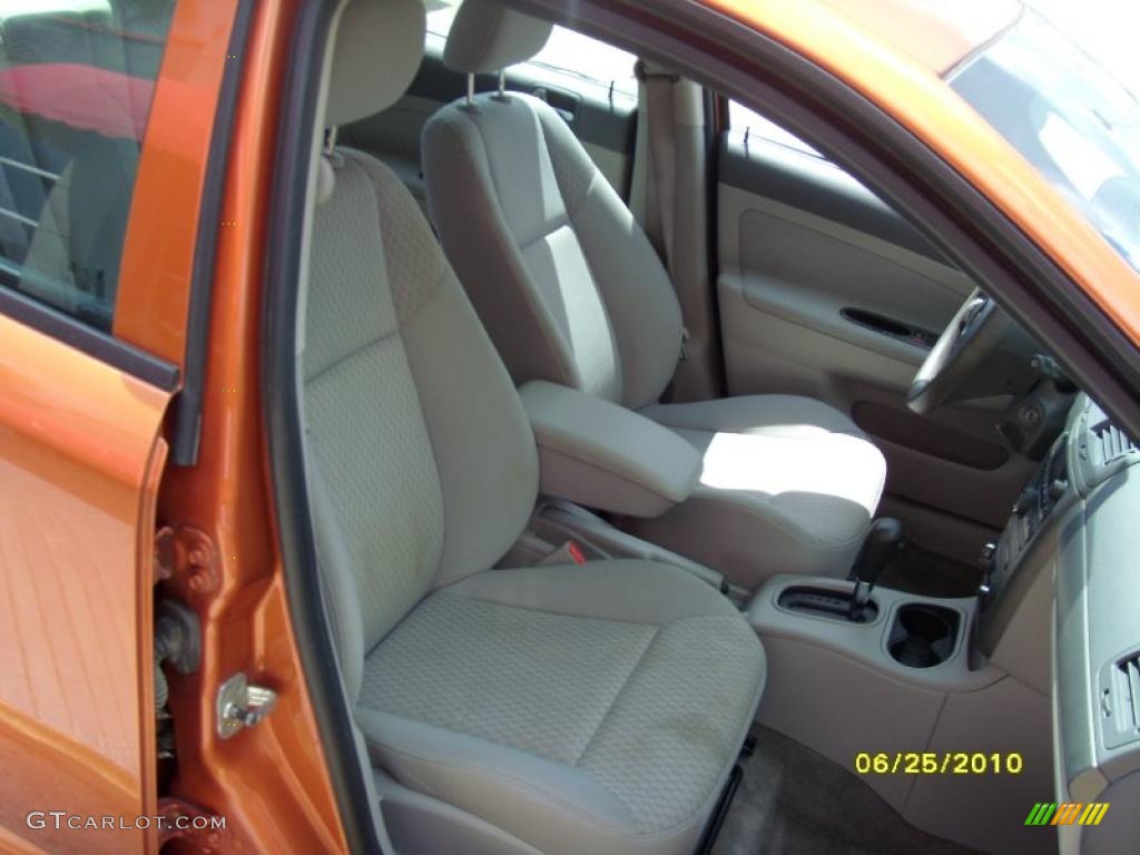 2007 Cobalt LT Sedan - Sunburst Orange Metallic / Neutral Beige photo #11