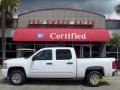 2007 Summit White Chevrolet Silverado 1500 LS Crew Cab  photo #1