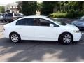 Taffeta White - Civic LX Sedan Photo No. 4