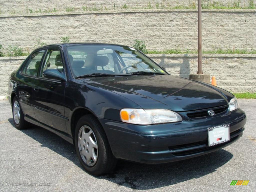 1999 Corolla LE - Dark Emerald Pearl / Pebble Beige photo #1