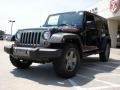 2010 Black Jeep Wrangler Unlimited Mountain Edition 4x4  photo #7