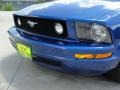 2008 Vista Blue Metallic Ford Mustang V6 Deluxe Coupe  photo #12