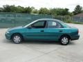 1996 Sparkle Green Mica Mazda Protege LX  photo #6