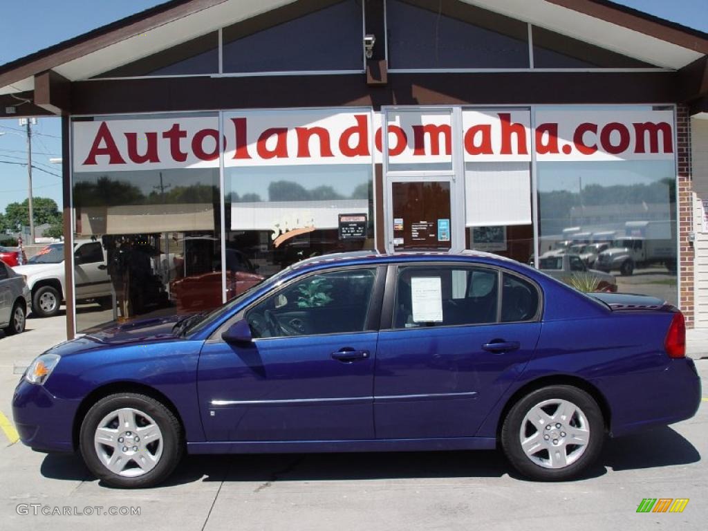 2006 Malibu LT Sedan - Laser Blue Metallic / Ebony Black photo #1