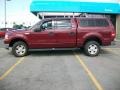 2004 Dark Toreador Red Metallic Ford F150 XLT SuperCrew 4x4  photo #2