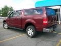 2004 Dark Toreador Red Metallic Ford F150 XLT SuperCrew 4x4  photo #3