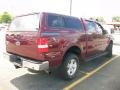 2004 Dark Toreador Red Metallic Ford F150 XLT SuperCrew 4x4  photo #4