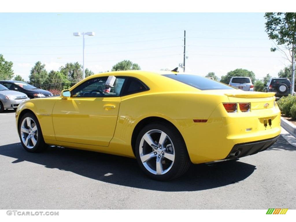 2010 Camaro LT/RS Coupe - Rally Yellow / Black photo #4