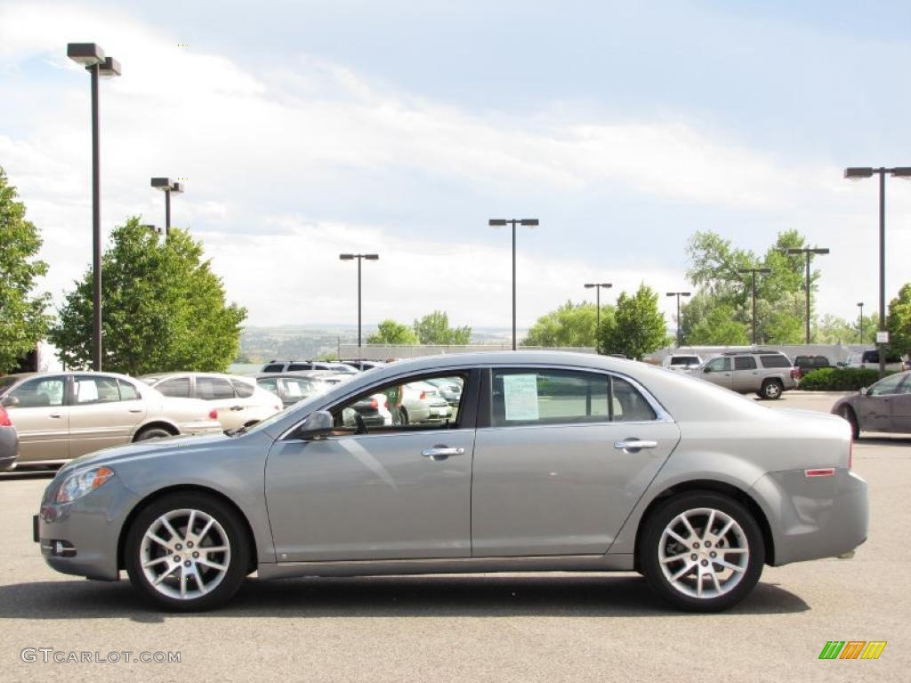 Golden Pewter Metallic 2009 Chevrolet Malibu LTZ Sedan Exterior Photo #32105515