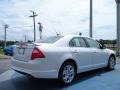 2010 White Platinum Tri-coat Metallic Ford Fusion SE  photo #3