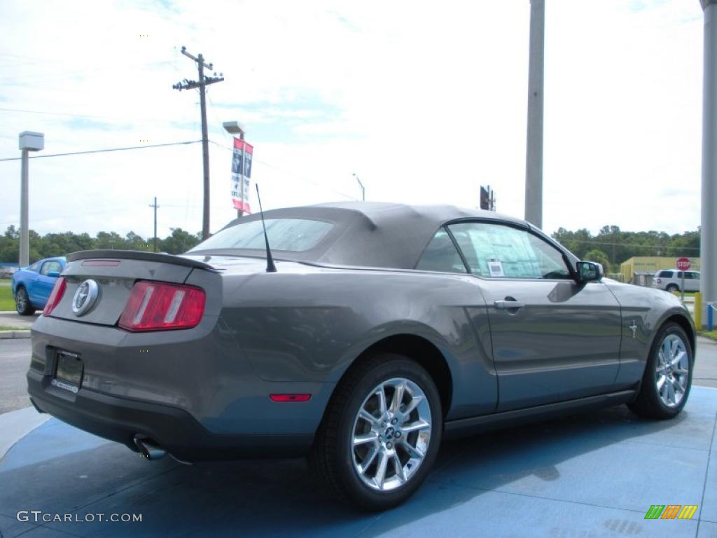 2011 Mustang V6 Premium Convertible - Sterling Gray Metallic / Charcoal Black photo #3