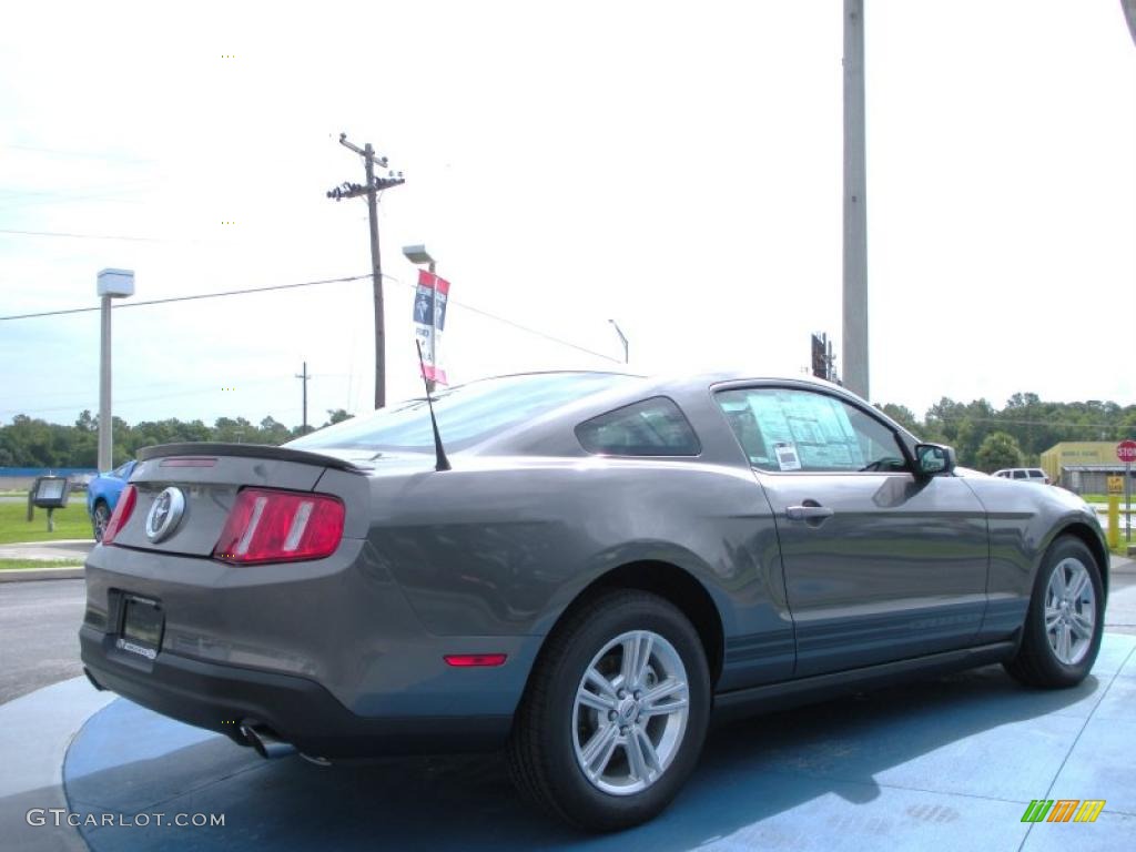 2011 Mustang V6 Coupe - Sterling Gray Metallic / Charcoal Black photo #3