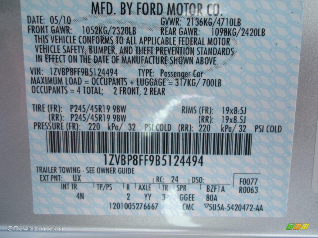 2011 Mustang GT Premium Convertible - Ingot Silver Metallic / Saddle photo #15