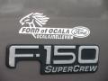 2002 Dark Shadow Grey Metallic Ford F150 Lariat SuperCrew 4x4  photo #9