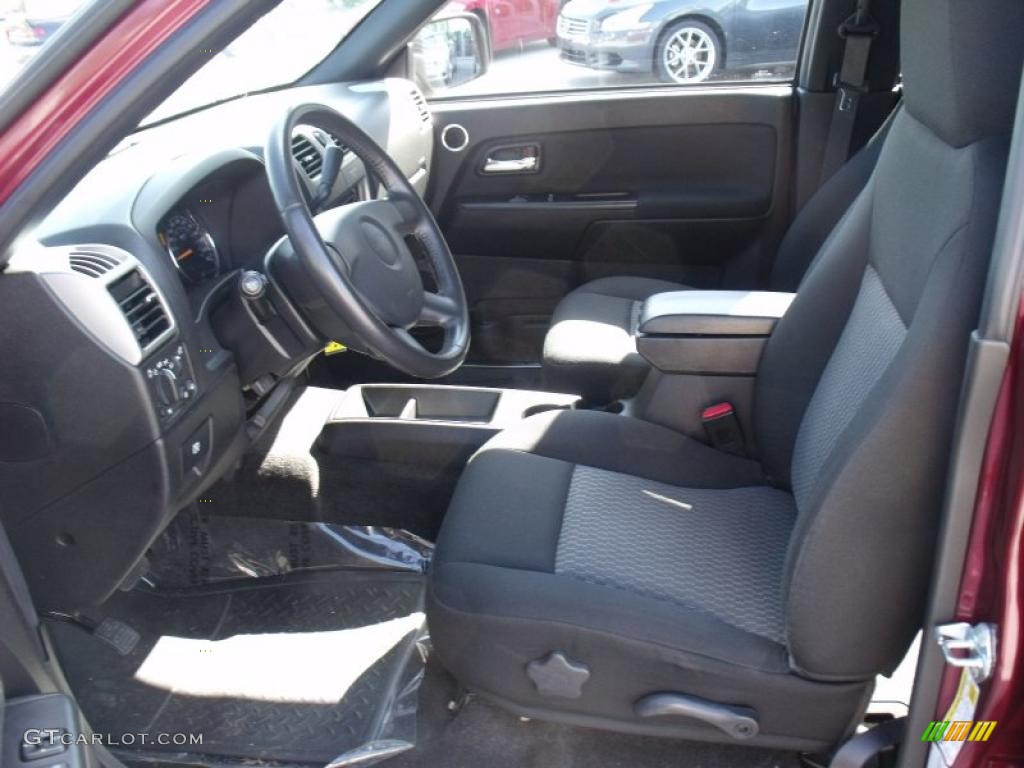 2008 Colorado LT Crew Cab - Deep Ruby Metallic / Ebony photo #10
