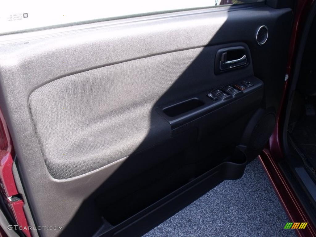2008 Colorado LT Crew Cab - Deep Ruby Metallic / Ebony photo #11