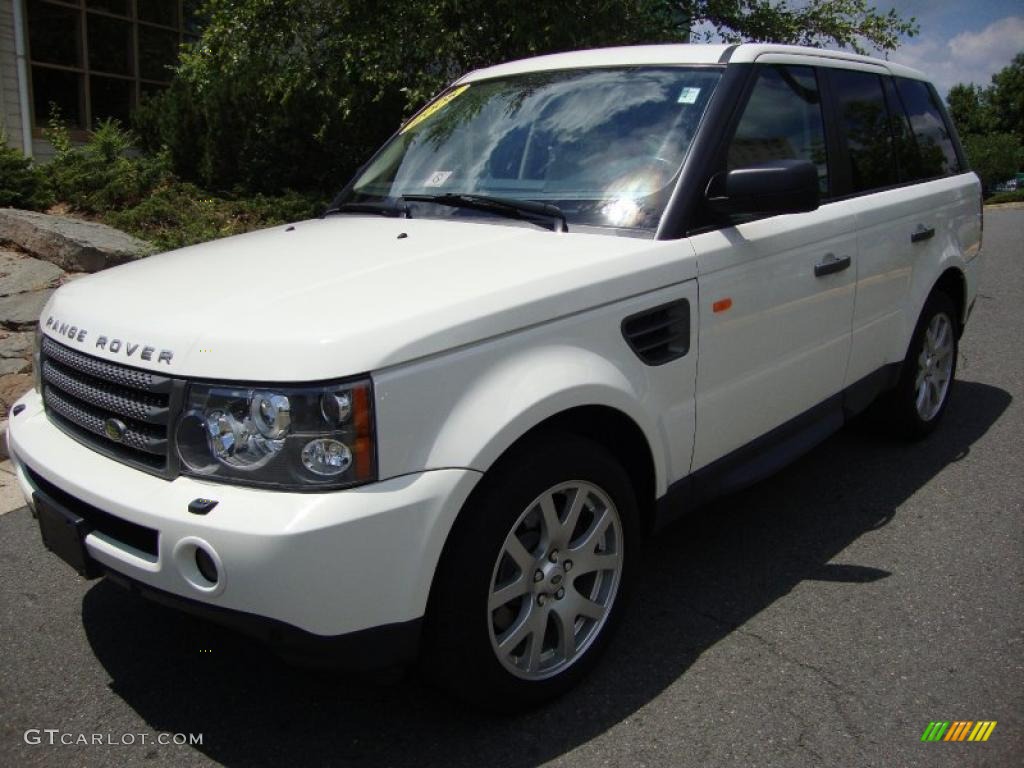 2008 Range Rover Sport HSE - Alaska White / Ivory photo #1