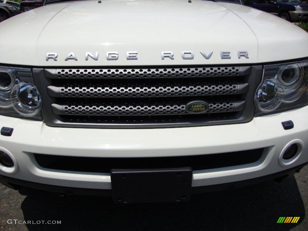 2008 Range Rover Sport HSE - Alaska White / Ivory photo #9