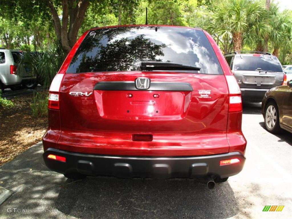 2008 CR-V LX - Tango Red Pearl / Gray photo #3