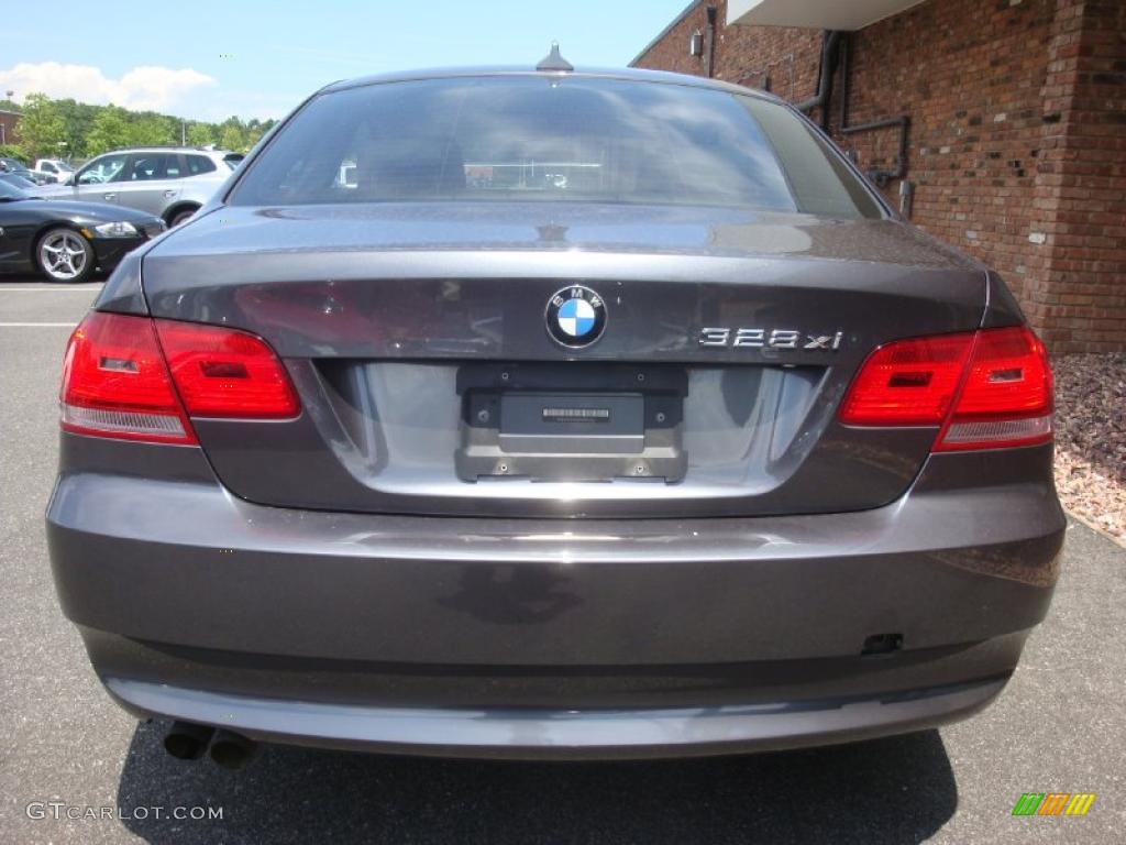 2007 3 Series 328xi Coupe - Sparkling Graphite Metallic / Black photo #5