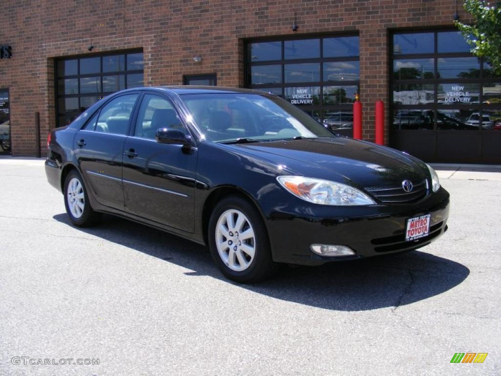 2003 Camry XLE - Black / Stone photo #1