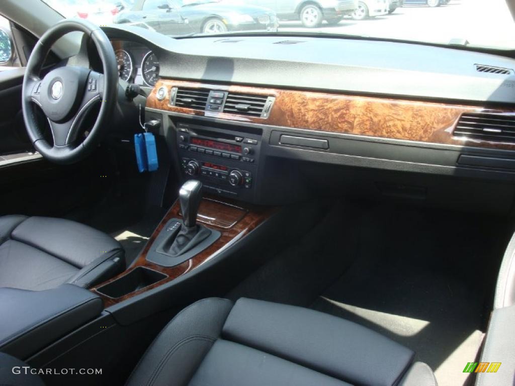 2007 3 Series 328xi Coupe - Sparkling Graphite Metallic / Black photo #12