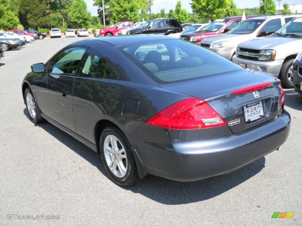 2007 Accord EX Coupe - Graphite Pearl / Black photo #2