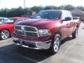 2010 Inferno Red Crystal Pearl Dodge Ram 1500 Big Horn Quad Cab 4x4  photo #1