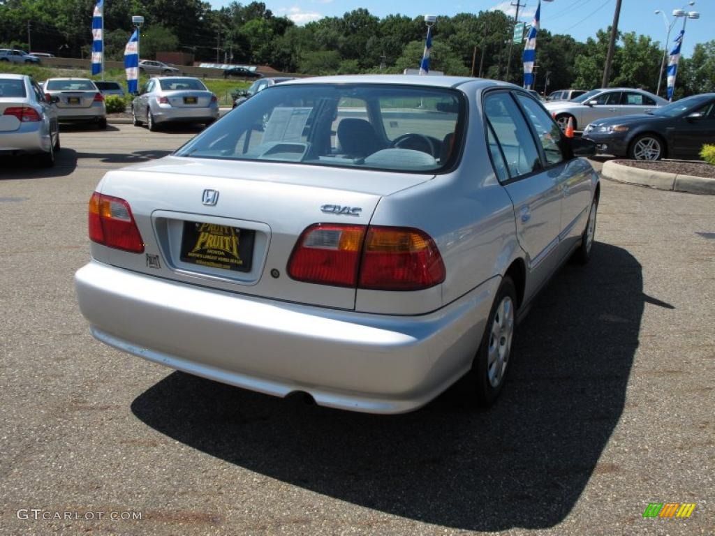 2000 Civic VP Sedan - Vogue Silver Metallic / Gray photo #7