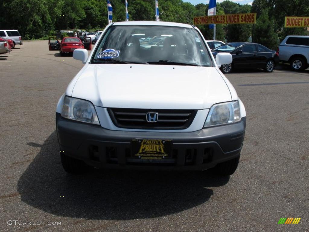 2001 CR-V EX 4WD - Taffeta White / Dark Gray photo #4