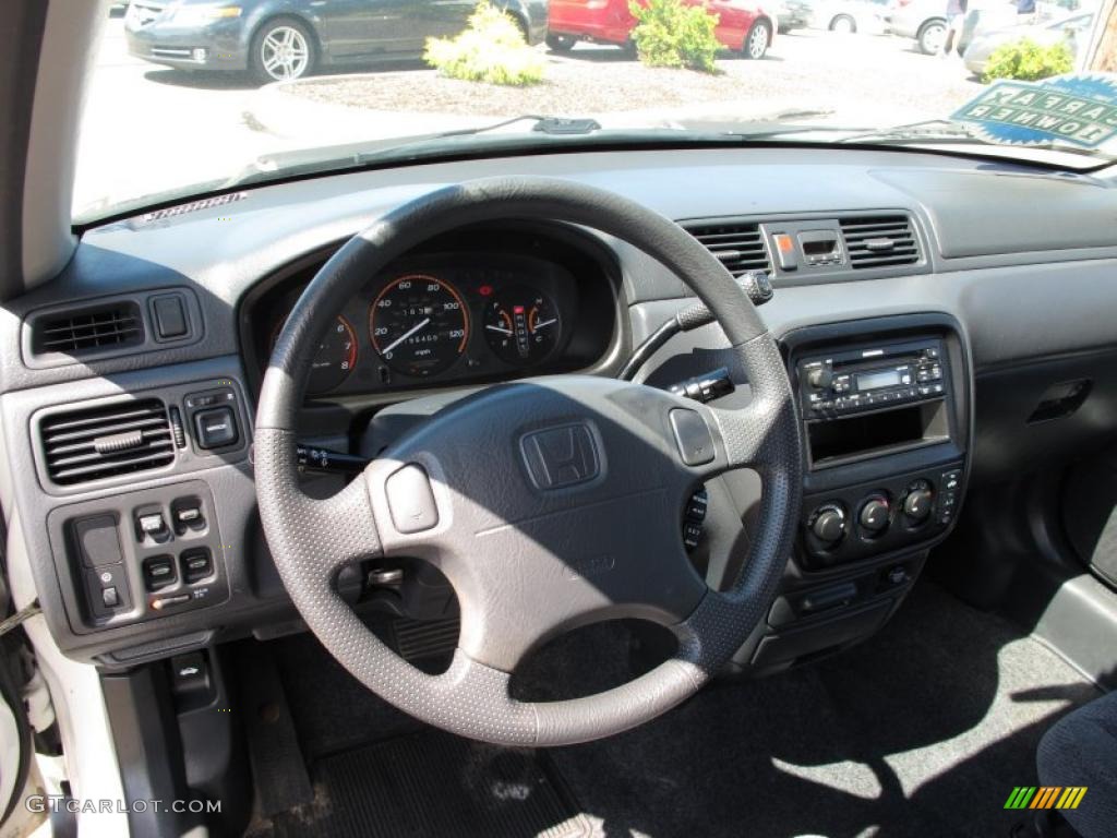 2001 CR-V EX 4WD - Taffeta White / Dark Gray photo #15