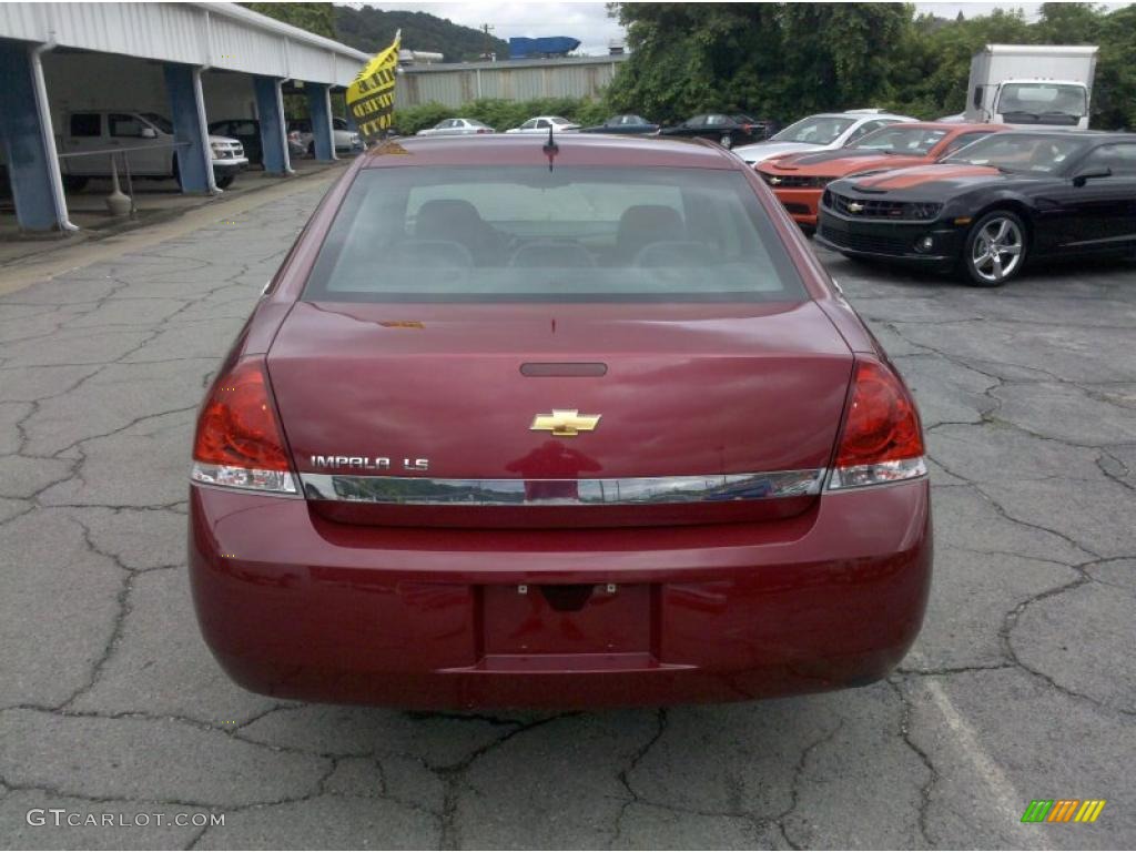 2006 Impala LS - Sport Red Metallic / Ebony Black photo #3