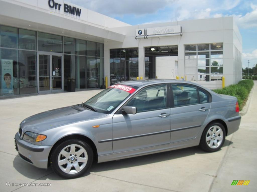 2005 3 Series 325i Sedan - Silver Grey Metallic / Grey photo #1