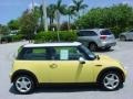 2004 Liquid Yellow Mini Cooper Hardtop  photo #7