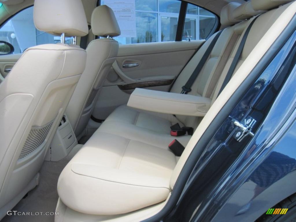 2007 3 Series 335i Sedan - Monaco Blue Metallic / Cream Beige photo #9