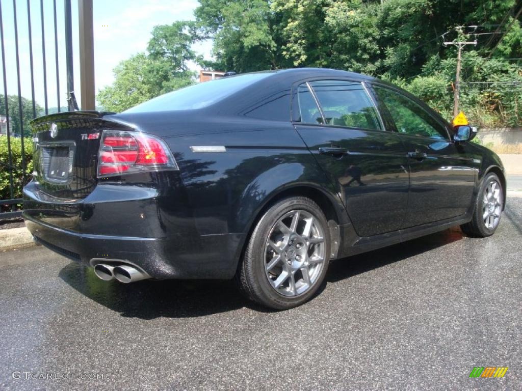2007 TL 3.5 Type-S - Nighthawk Black Pearl / Ebony/Silver photo #4