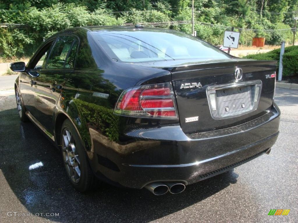 2007 TL 3.5 Type-S - Nighthawk Black Pearl / Ebony/Silver photo #5