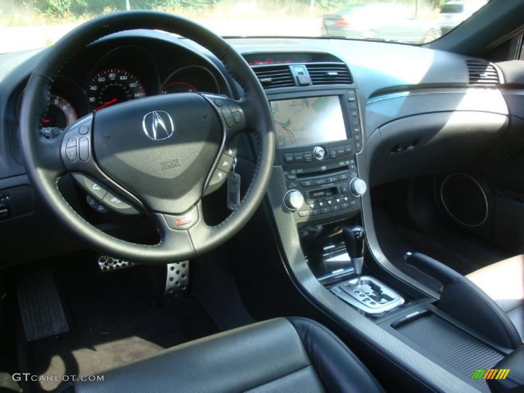 2007 TL 3.5 Type-S - Nighthawk Black Pearl / Ebony/Silver photo #9