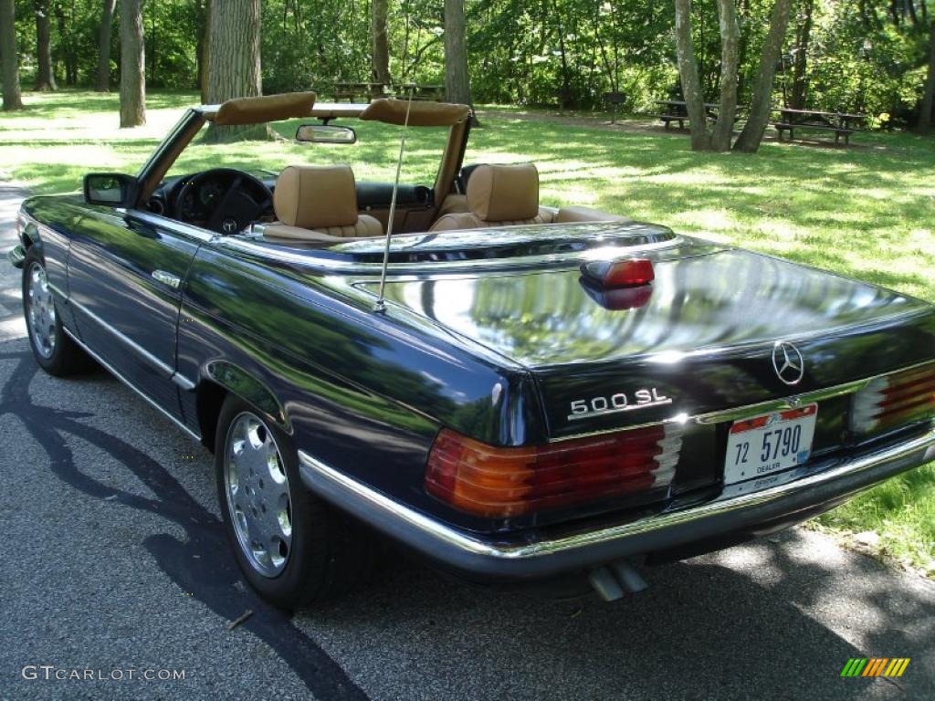 1983 SL Class 380 SL Roadster - Dark Blue / Palomino photo #6