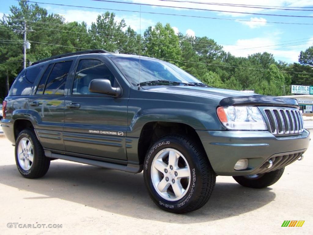 2003 Grand Cherokee Overland 4x4 - Onyx Green Pearlcoat / Dark Slate Gray/Light Slate Gray photo #1