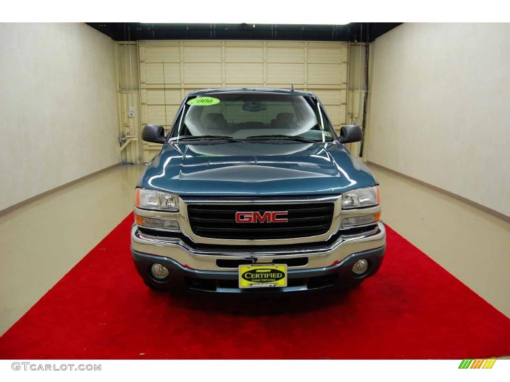 2006 Sierra 1500 SLT Crew Cab - Stealth Gray Metallic / Pewter photo #2