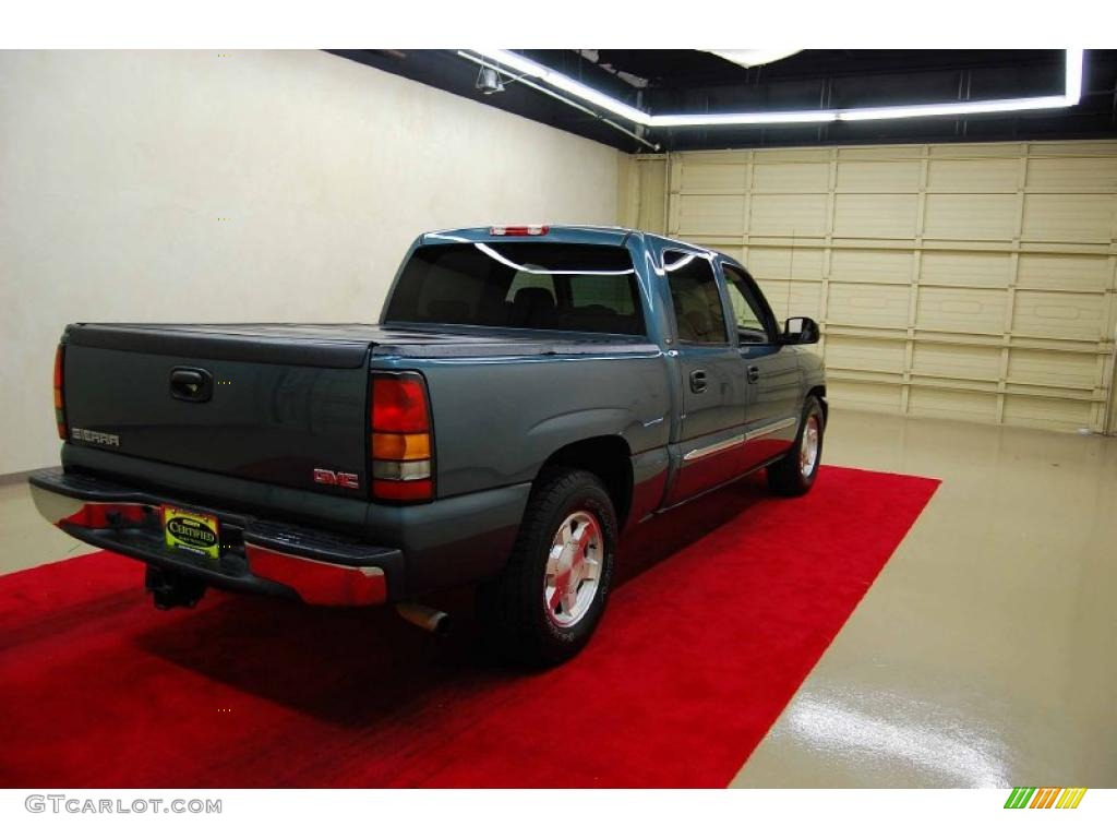 2006 Sierra 1500 SLT Crew Cab - Stealth Gray Metallic / Pewter photo #6