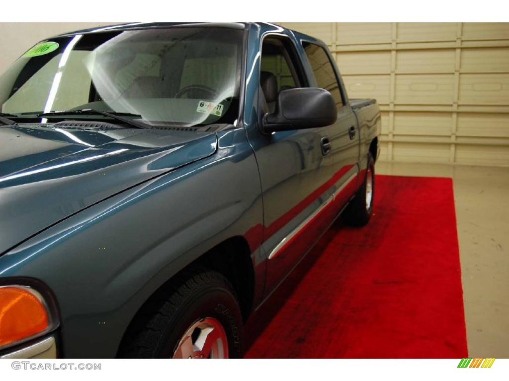 2006 Sierra 1500 SLT Crew Cab - Stealth Gray Metallic / Pewter photo #12