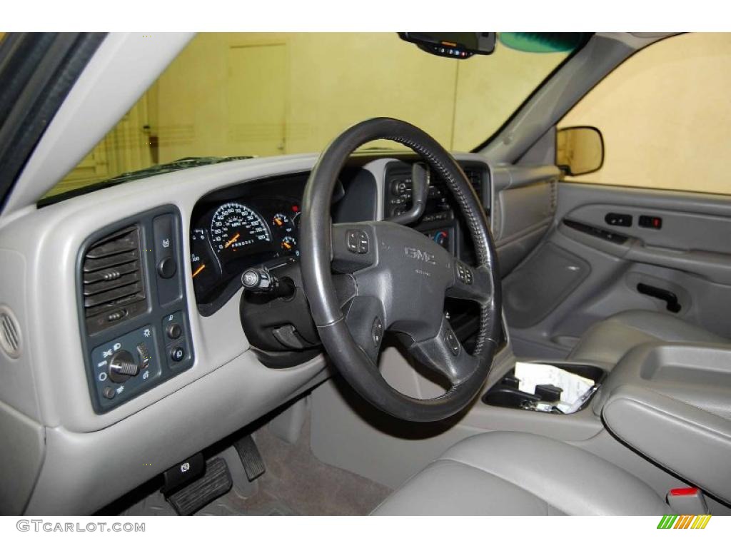 2006 Sierra 1500 SLT Crew Cab - Stealth Gray Metallic / Pewter photo #17