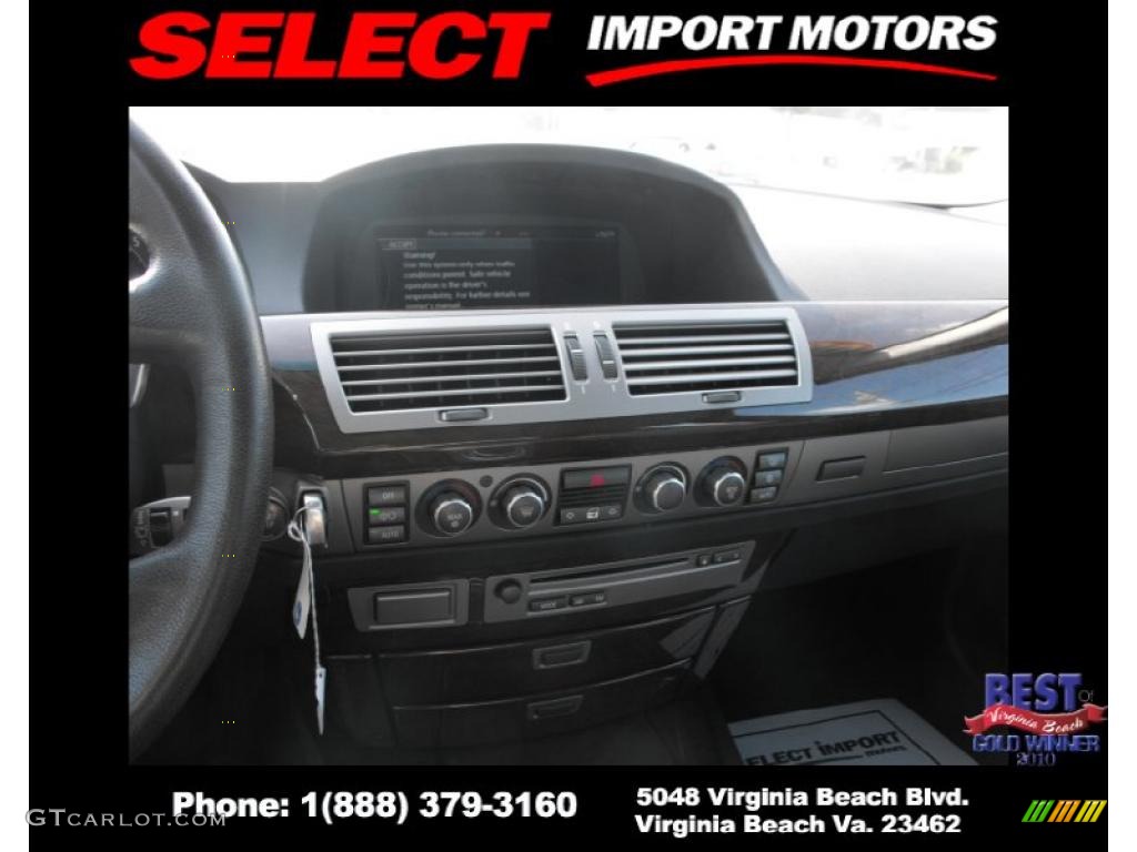 2006 7 Series 750Li Sedan - Sterling Grey Metallic / Black/Black photo #19