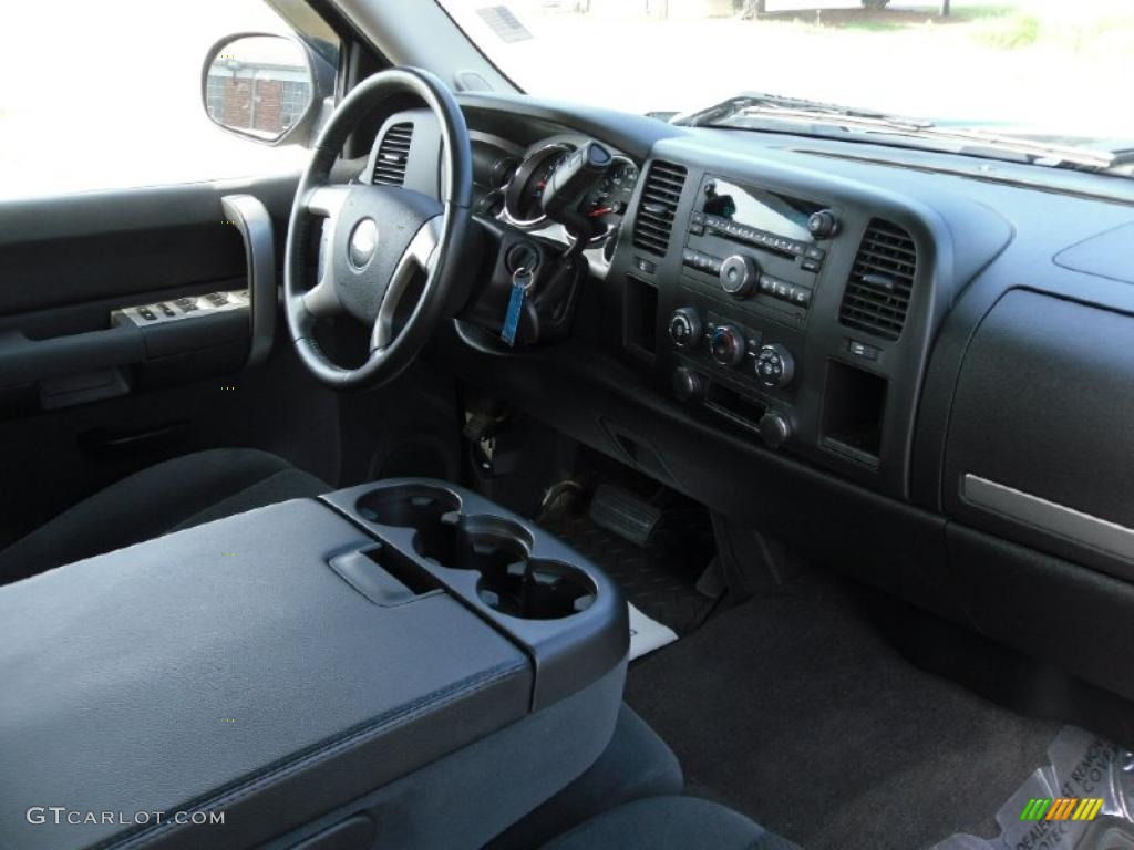 2008 Silverado 1500 LT Extended Cab - Blue Granite Metallic / Ebony photo #20