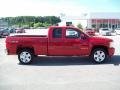 2007 Victory Red Chevrolet Silverado 1500 LTZ Extended Cab 4x4  photo #12