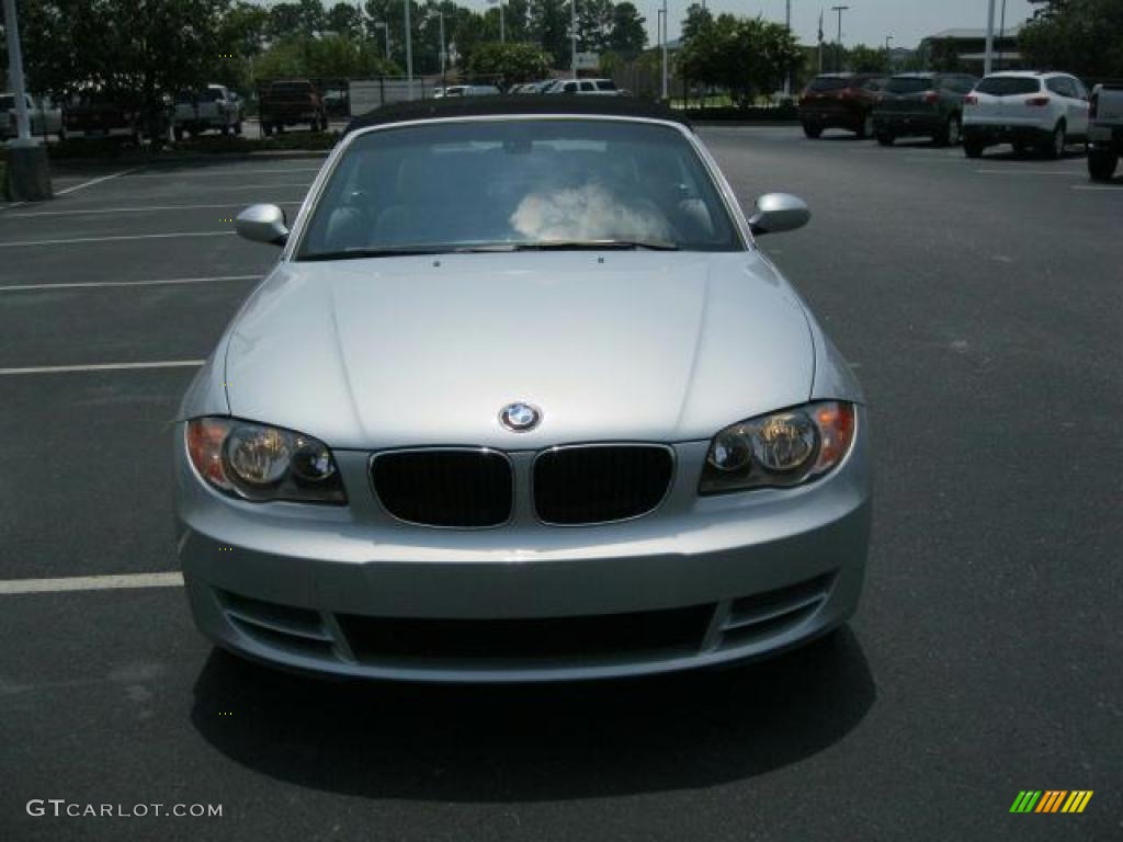 2008 1 Series 128i Convertible - Titanium Silver Metallic / Grey photo #21