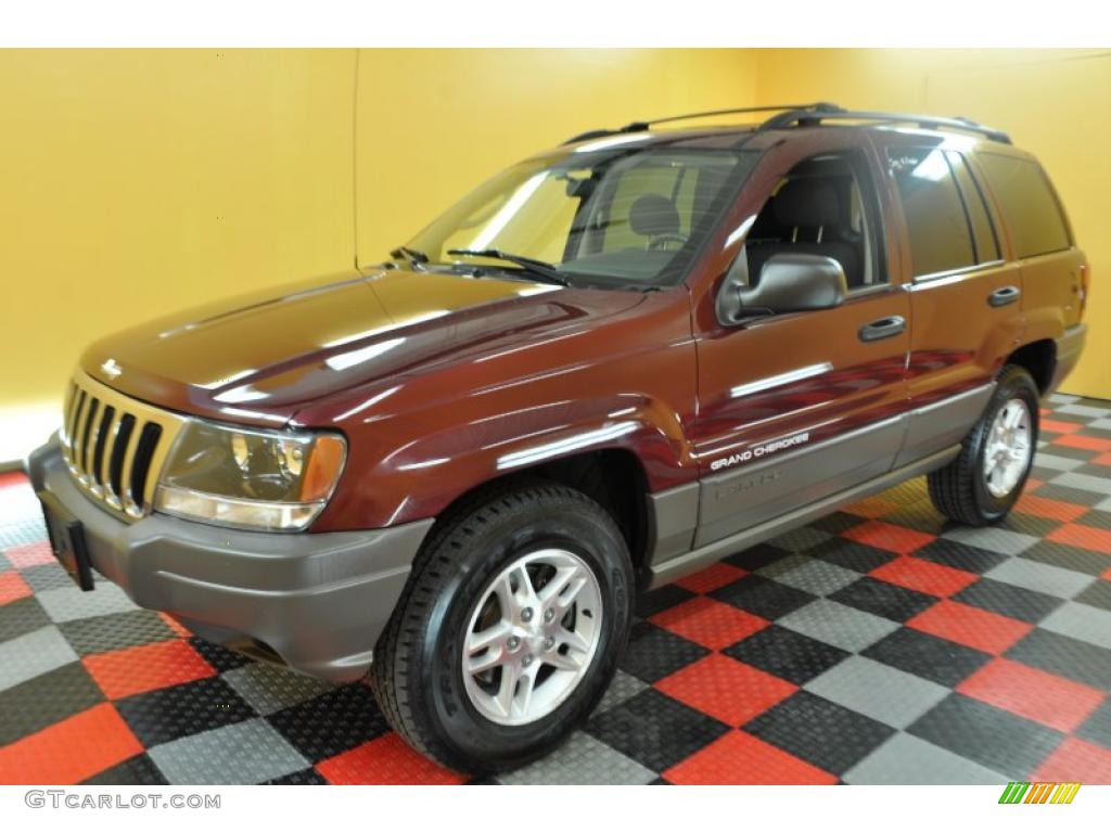 2003 Grand Cherokee Laredo 4x4 - Dark Garnet Red Pearl / Dark Slate Gray photo #3