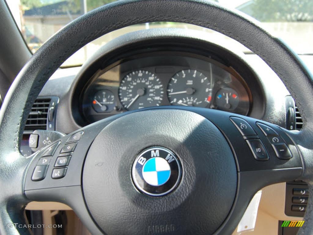 2006 3 Series 325i Convertible - Black Sapphire Metallic / Beige photo #11